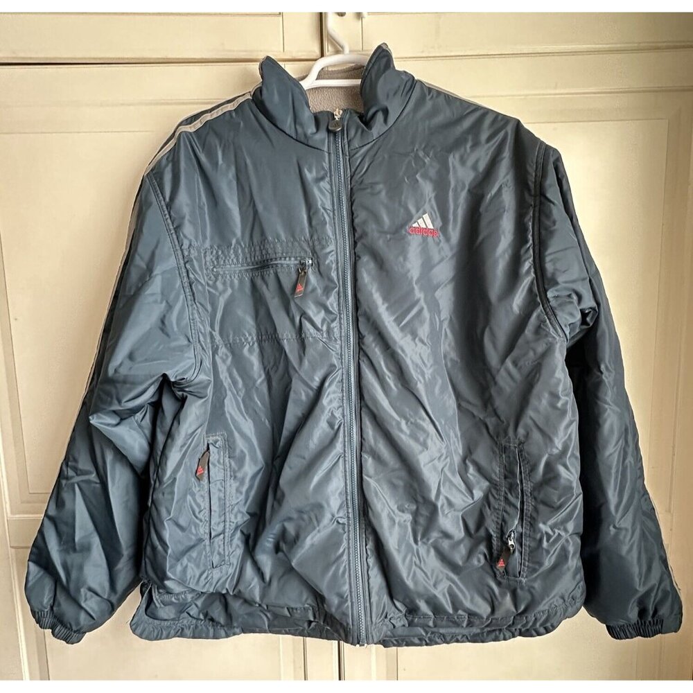 Adidas‎ Jacket Mens XXL Blue Vintage 90s Jacket 2XL